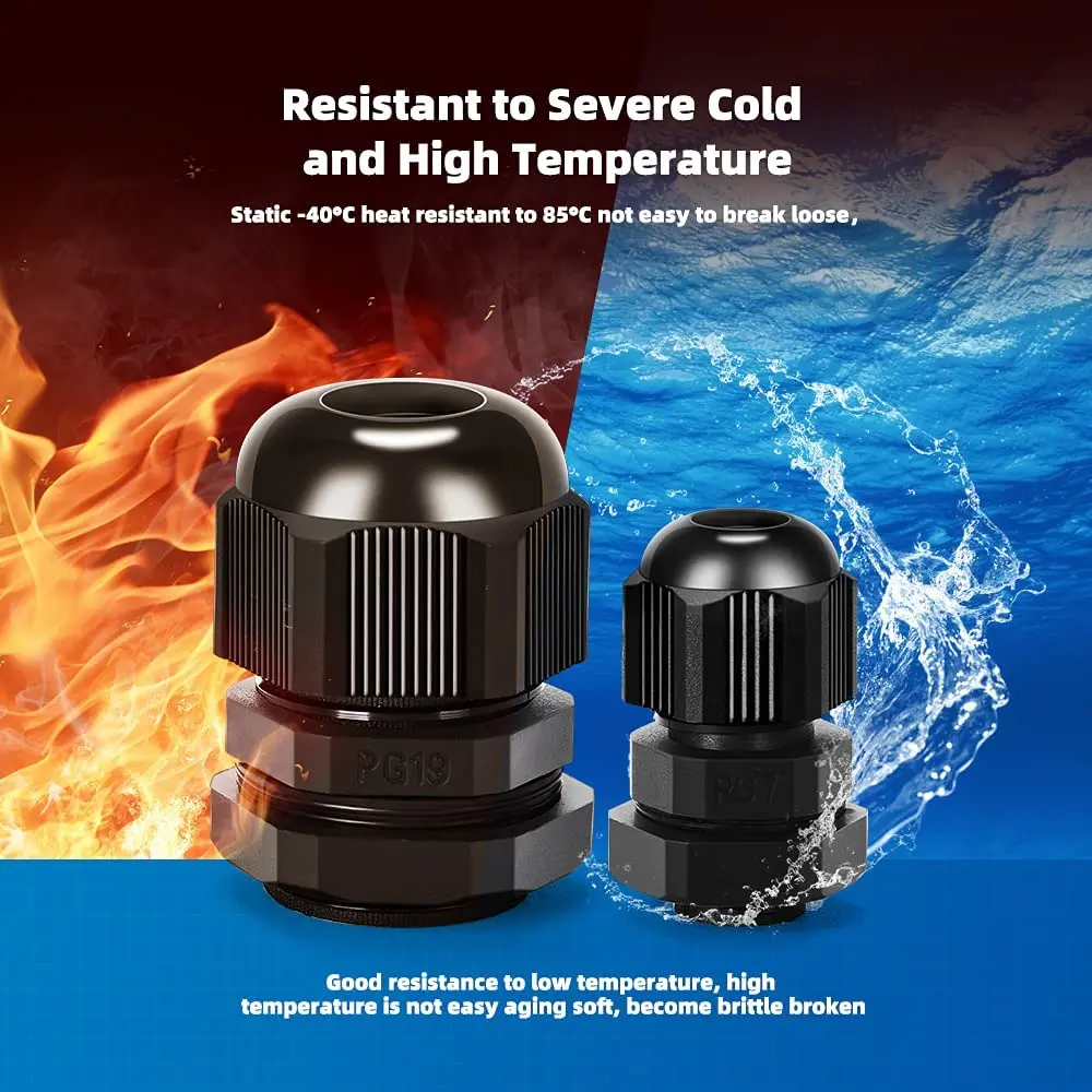 Factory Manufacturer IP68 PG M G NPT Metric Type Flameproof Explosion Proof Atex Nylon Multi Hole Cable Gland