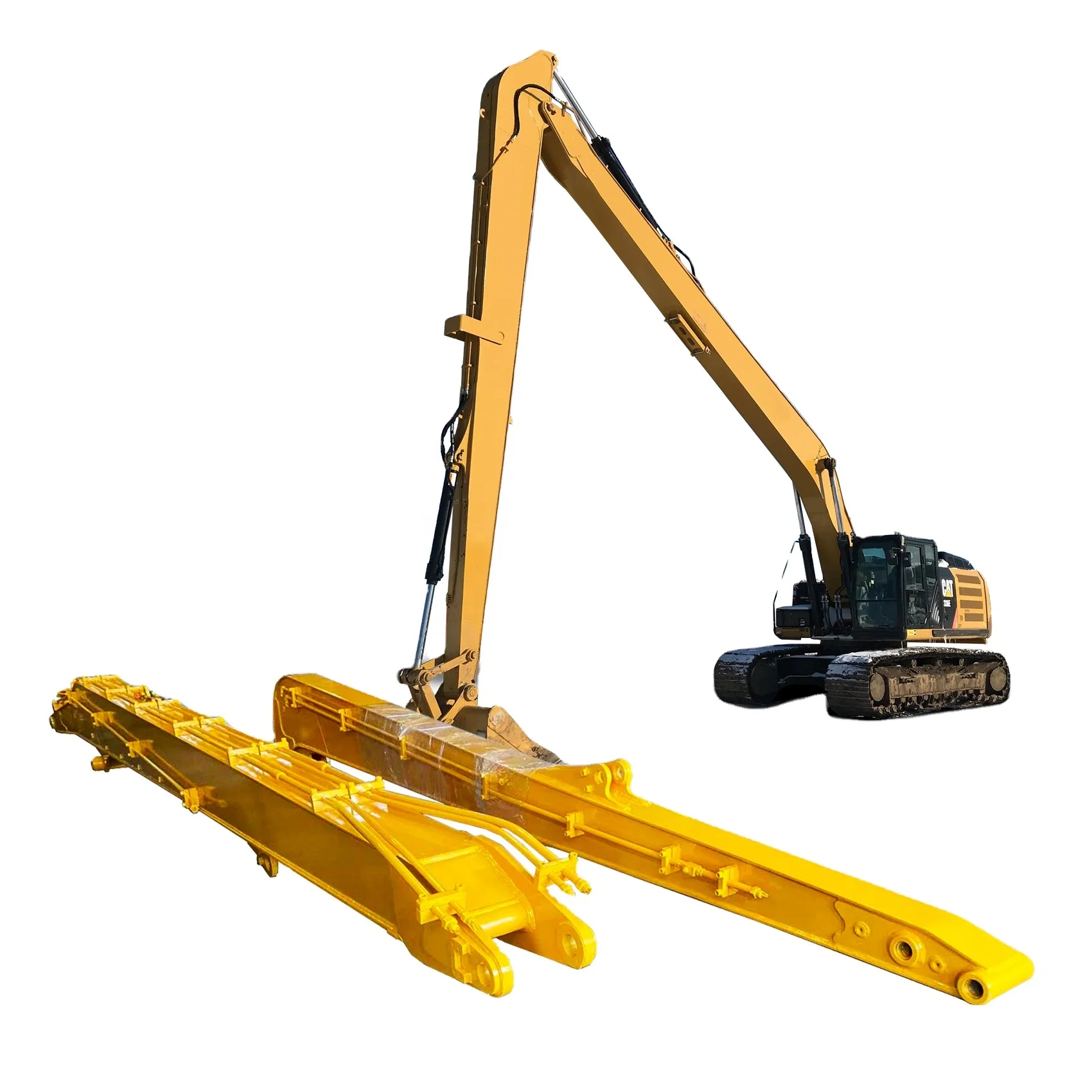 HUITONG Sk500 Cat345 средняя удлинительная стрела экскаватора 60 футов 22 метра стрелка в Россию