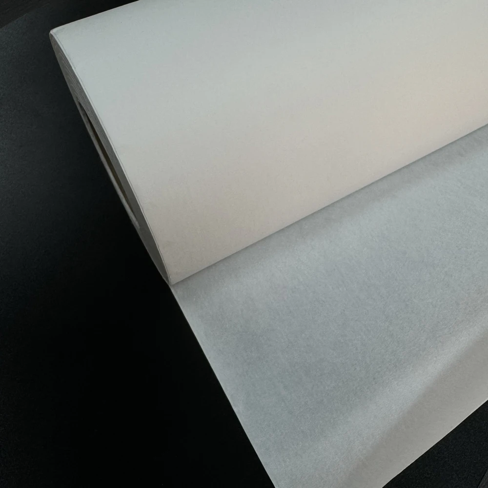 Roll Packing Polyamide Transparent Glue Hot Melt Adhesive Webbing With Release Paper