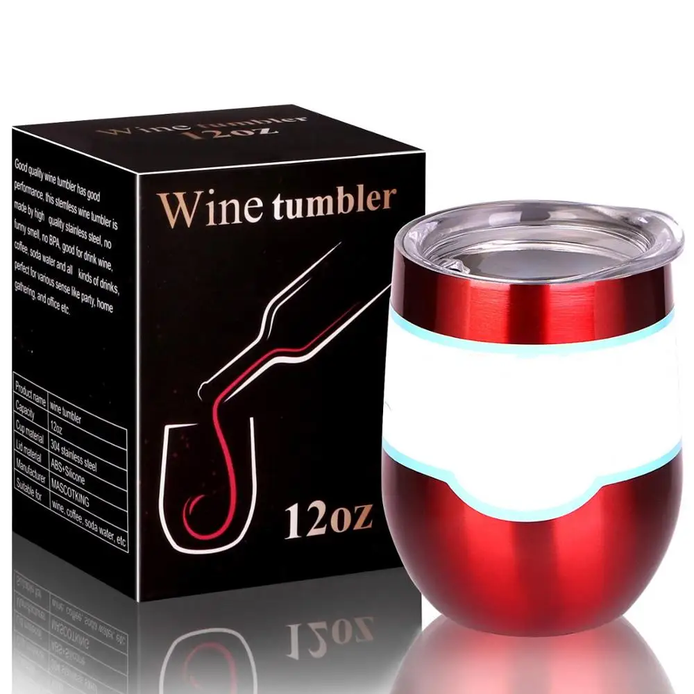 12 Oz Stainless Steel Travel Coffee Mug Double Wall Vacuum Tumbler With Lid Insulated Stainless Steel Tumbler Cups