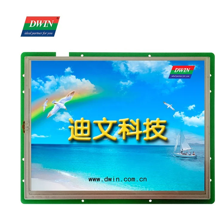 DWIN 10.1 Inch TFT LCD HMI Touch Screen Module With1024*600 Solution Serial UART