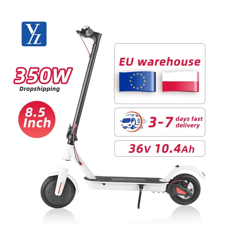 Electric scooter para adulto wholesale eu warehouse 8.5 inch 36v 10.4Ah mini foldable adult e scooter with street legal
