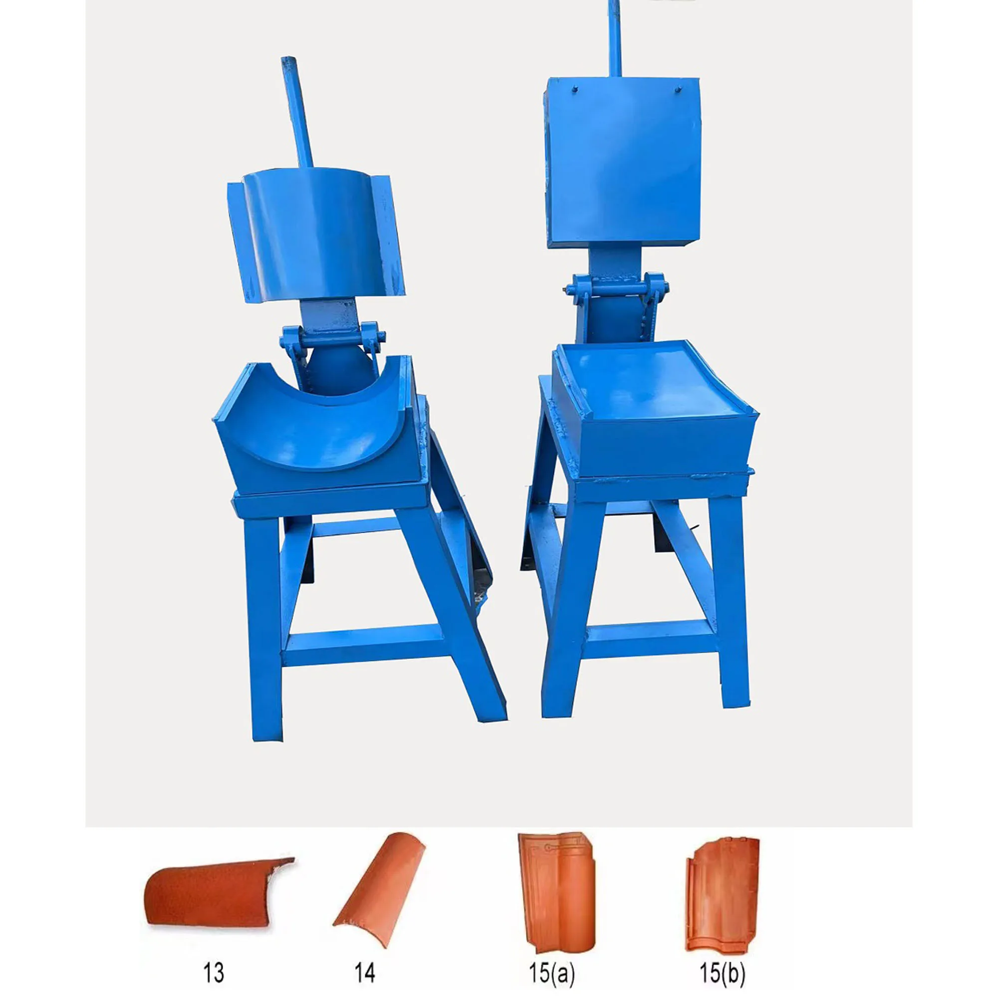Popular in 2022 Lower Price clay earth soil mud ceramic manual roll wall brick tile press making machine for roofing