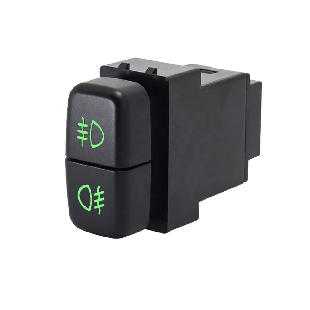 Rectangular waterproof Electric front rear fog light button for Mitsubishi Lancer Fortis Galant Pajero Triton Auto spare parts