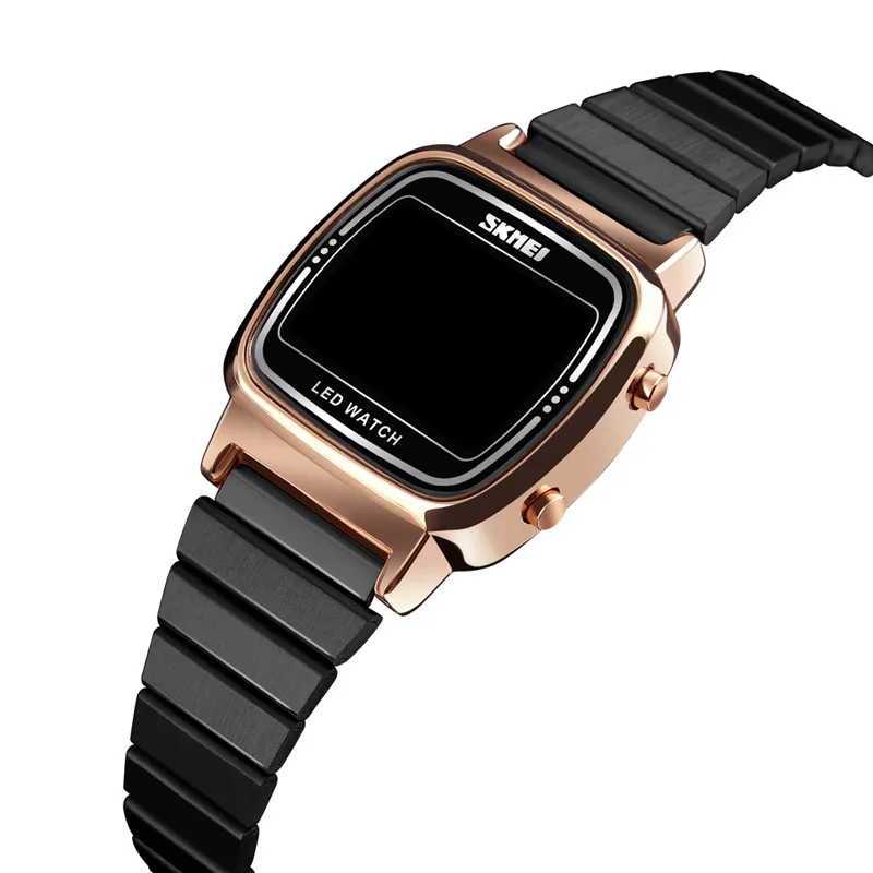 guangzhou skmei 1543 womens vintage digital watches metal strap
