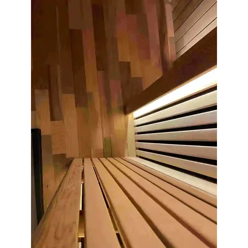 Sauna Shower Room Traditional Steam Hemlock Wooden Outdoor Modern Solid Wood Luxury Red Cedar Wood Outdoor 6 Person Sauna CN;JIN