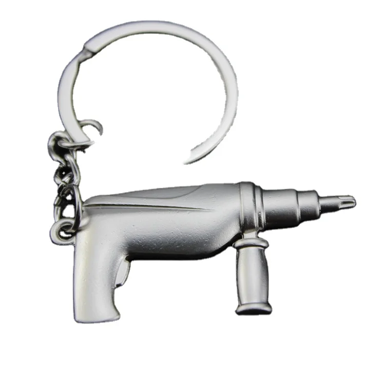 Alloy Carabiner Keychain with Drill Tool Metal Gift Accessory