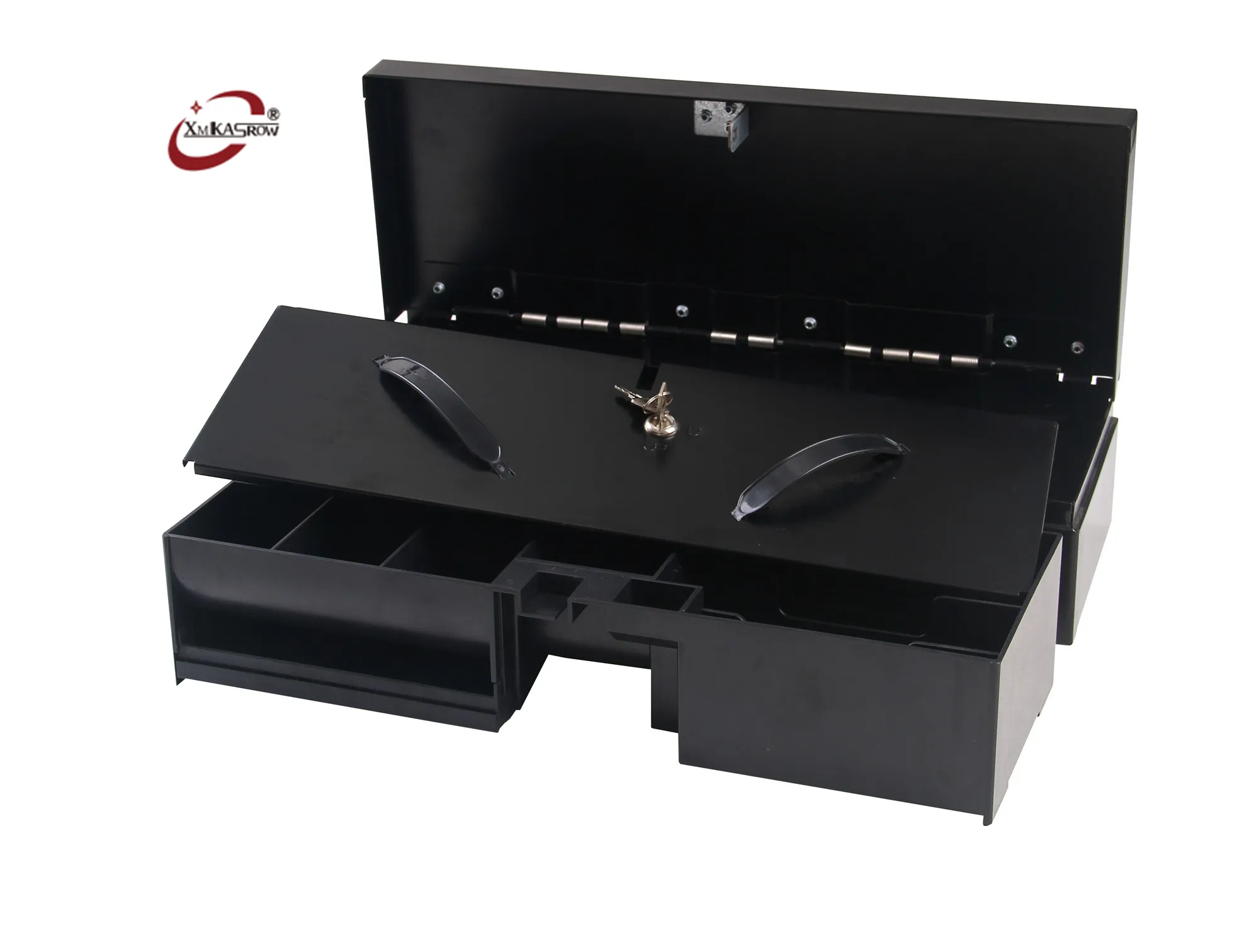 Hot Sale Durable Electronic 6 Bills 8 Adjustable Coins 460 mm POS Flip Top Cash Register Drawer