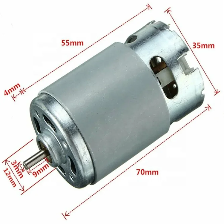Высококачественные электроинструменты запасные Psrts DC9.6V 12V 14 4 V 18V 24V 550SH микро мотор для дрели воздушный компрессор отвертка