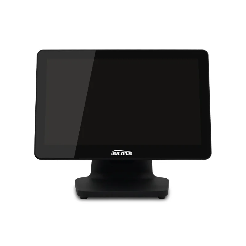 Gilong Desktop 15.6 inch Cheap MSR VFD Touchable Win 10 Retail POS System