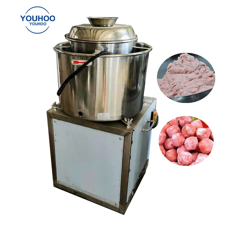 Fast shrimp paste making maker machine shrimp paste grinding machine meat chopping machine with ice