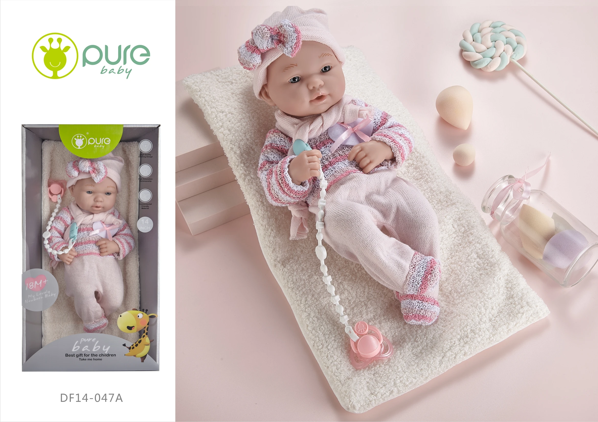 Customize China Manufacturers Realistic Silicone Full Body Reborn Doll Mold for Kids
