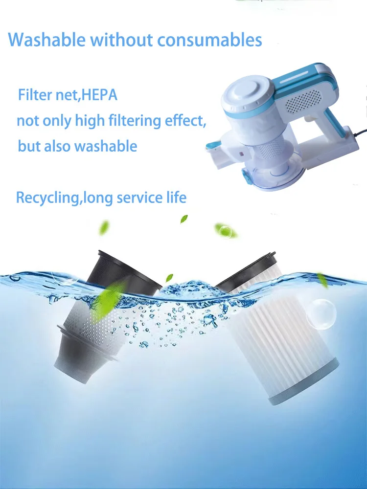 16.5kpa Strong Suction 3M Corded Stick Vacuum Cleaner Household 2 In 1 Light Hepa Filter Hardwood Vacuum Cleaner