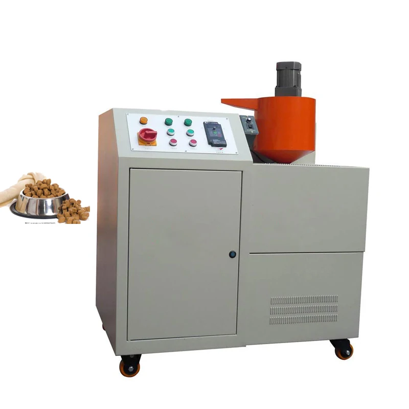Экструдер для сухих продуктов для кошек, машина для производства корма для жевания собак