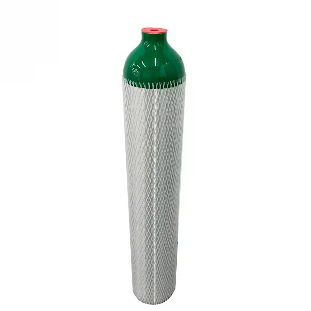 High Quality 5L 8L 10L 150bar Refillable Aluminum Oxygen Tank Cylinder with valve