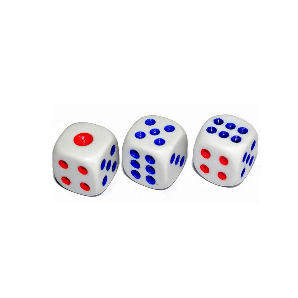 Hot selling casino bulk white dice for  wholesale