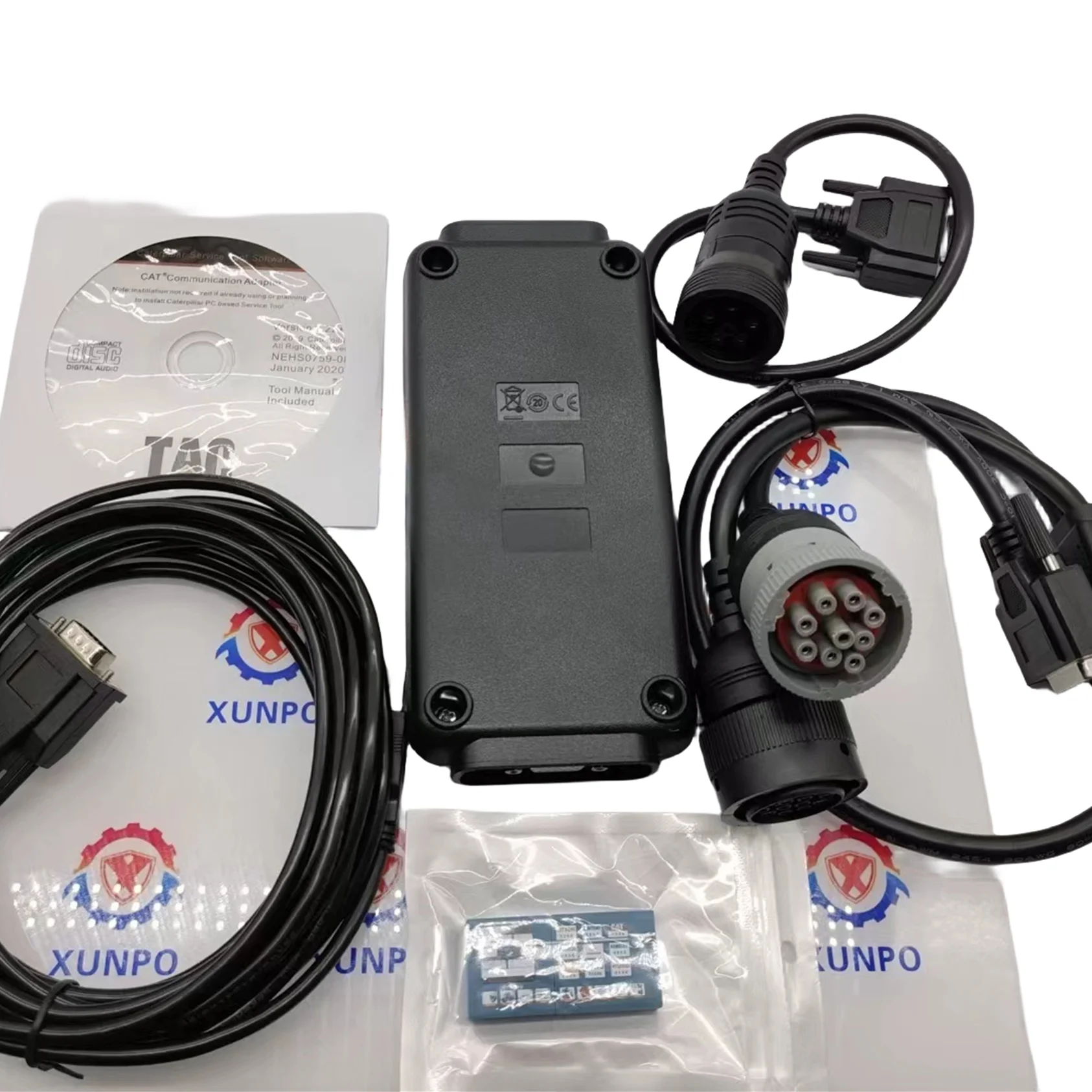 XUNPO Excavator Parts CAT Excavator Communication Adapter ET4 Diagnostic Tool 478-0235