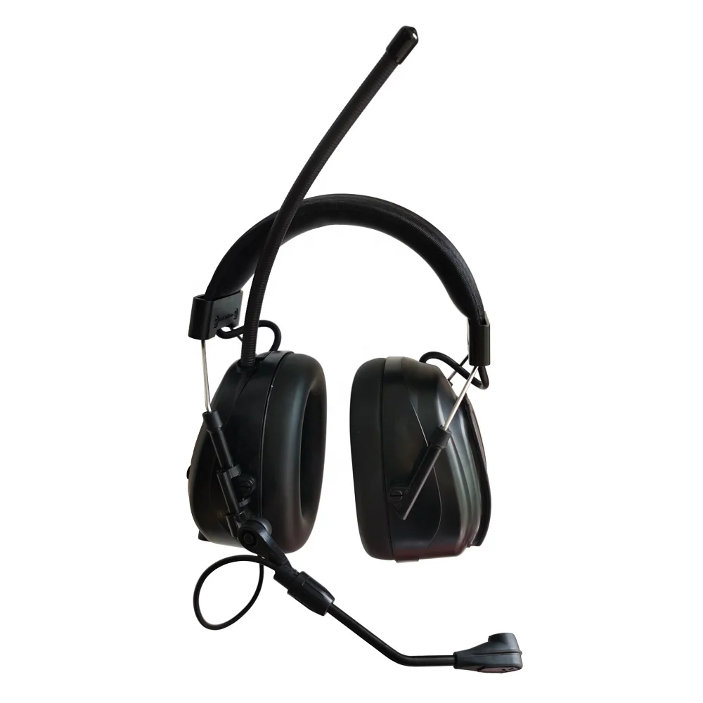 EM3001 DAB+ BT FM Radio Soundproof electronic earmuffs with external microphone