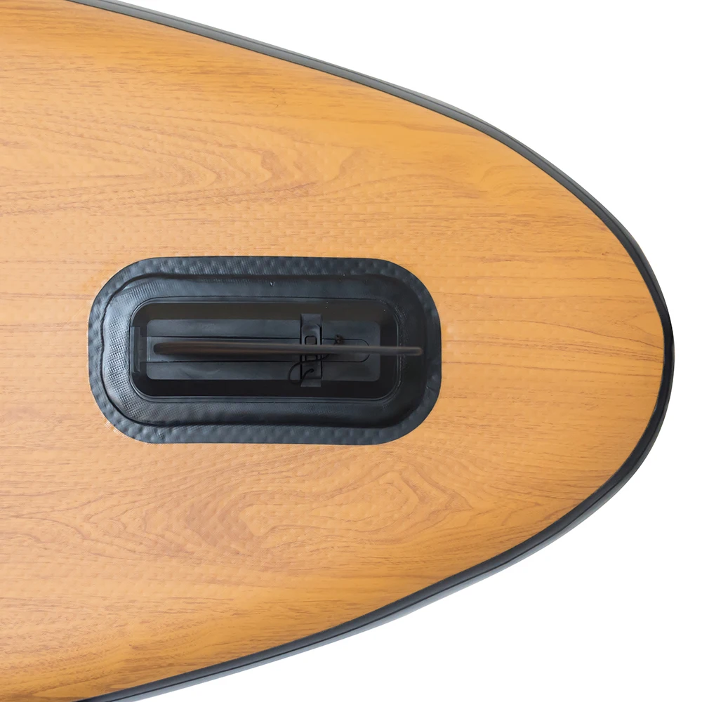 
2022 New Design Stand up Top Inflatable Wood Surfboard With Standard Accessories 