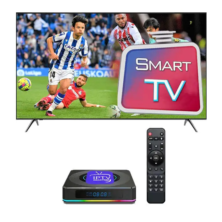 Megaott Trex Strong 4K Smart TV Box Allwinner H313 ATV Android 12 UK Plug Full Warranty Supports 8K Resolution Voice Control