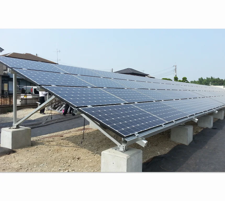 Solar pv ground mount solar structure , Ground solar rail mounting , Solar power system for home solar panel kits solar products