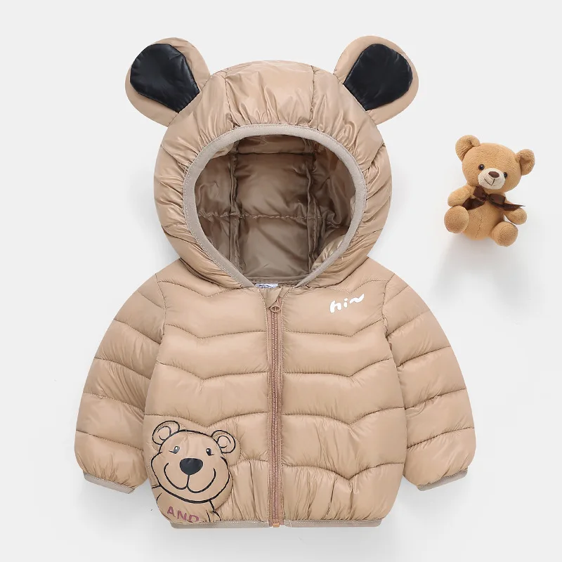 2024 New Lightweight Cotton-Padded Autumn And Winter Warm Cotton-Padded Jacket For Children 0-6 Years Old