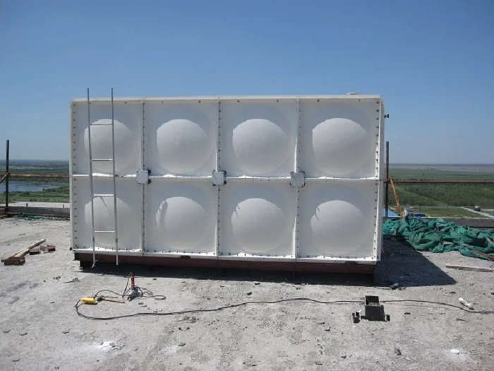 Big volume 1000000L FRP panels bolted assembled supper market supper market shopping mall fire fighting water storage tank