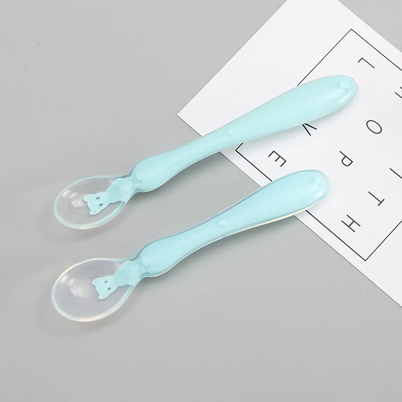 China Wholesale Reusable Baby Feeding Spoon Soft-able Baby Spoon for babies