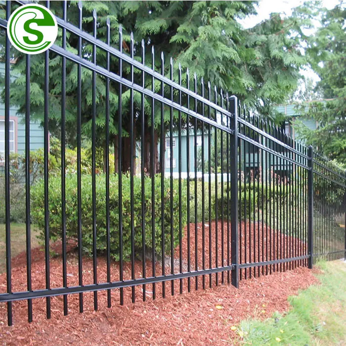 new arrival customized tubular fencing panels galvanized security steel fence