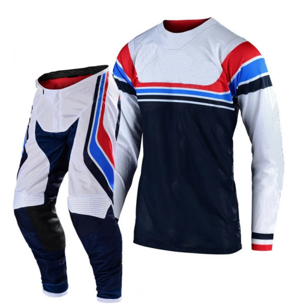OEM Custom Motorcycle Set BMX Gear Dirt Bike Pants Motorcycle Racing Uniforms Blank Motocross Jersey and Pants