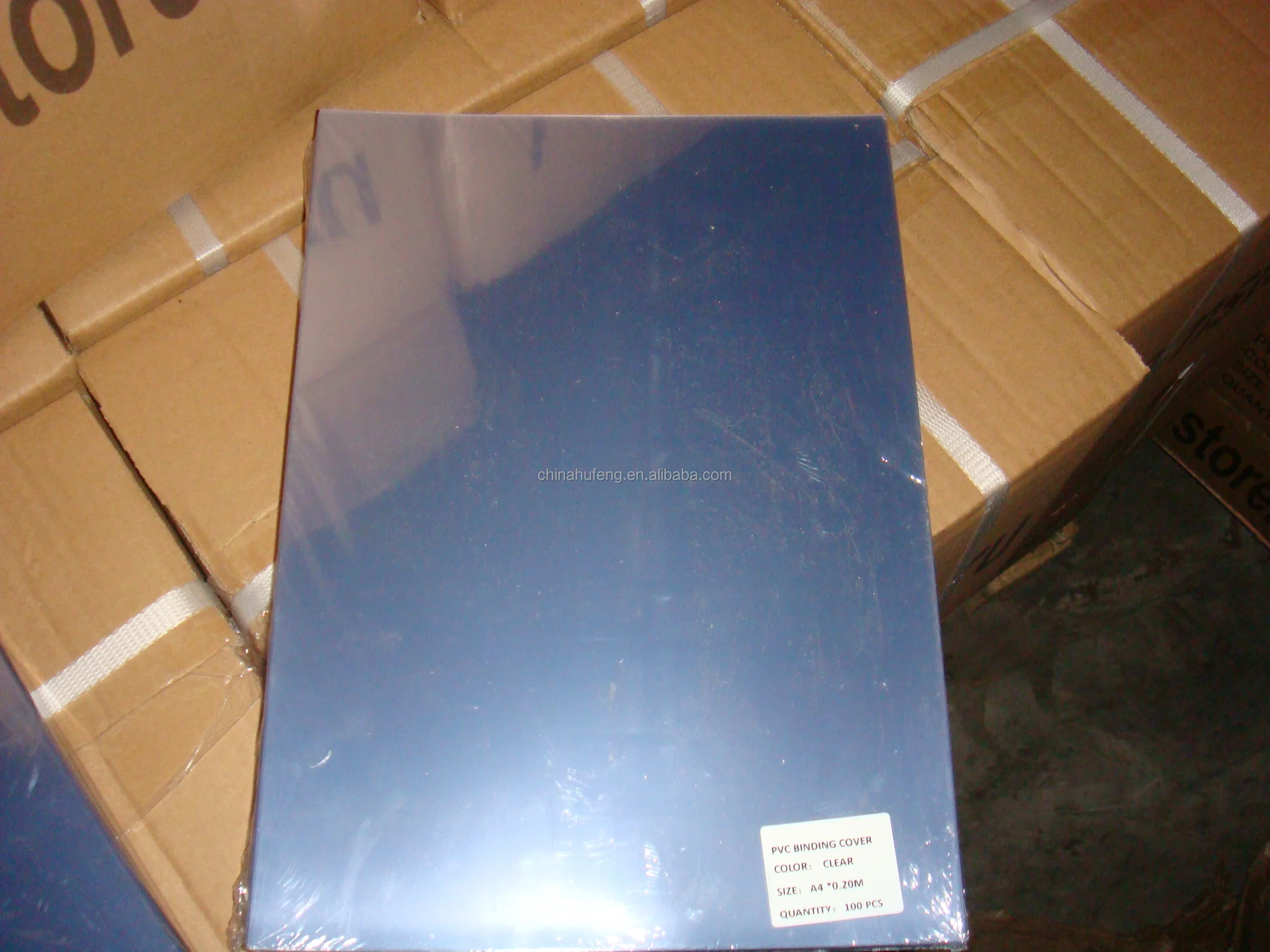 PVC COVER WITH LABEL