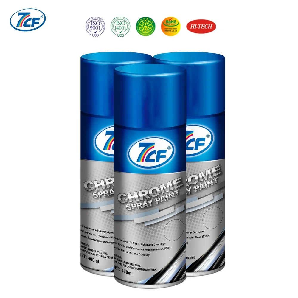 7CF Mirror Chrome Effect Powder Coating Paint for Interior/Exterior