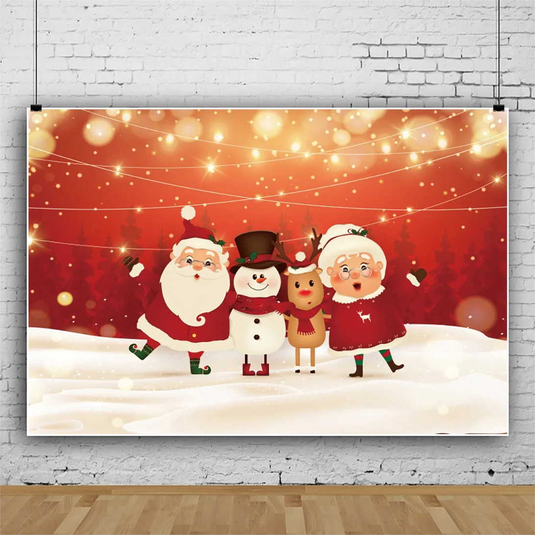Christmas truck snowflake background cloth decoration banner