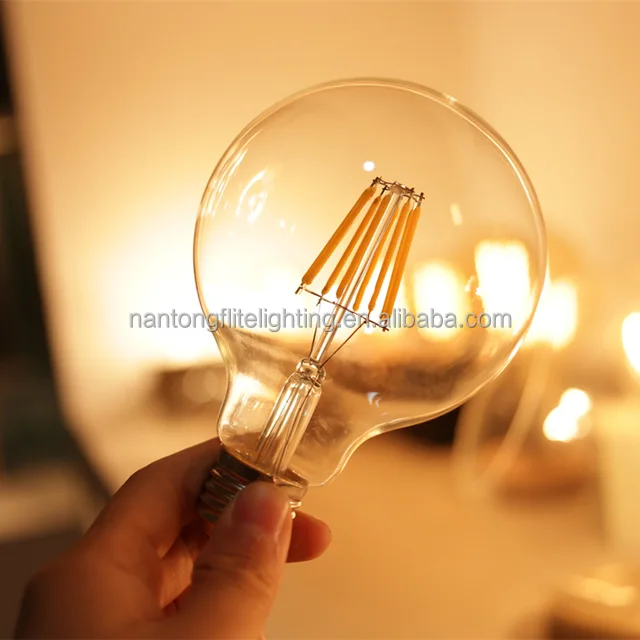 Edison B22 E26 E27 Antique Brass Light Bulb in G80/95/125 round Squirrel Cage Design 25W 40W 60W Vintage Lamp 2200k-2700k