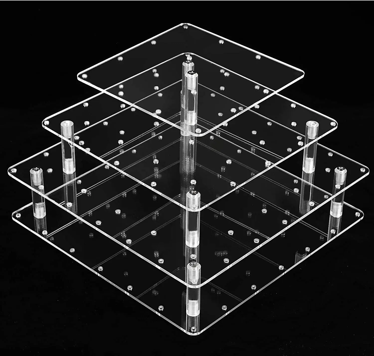 2022 Weddings Birthday Party Halloween Christmas Candy Decor Twist Ties Clear Lollipop Holder Stand Acrylic Cake Pop Stand