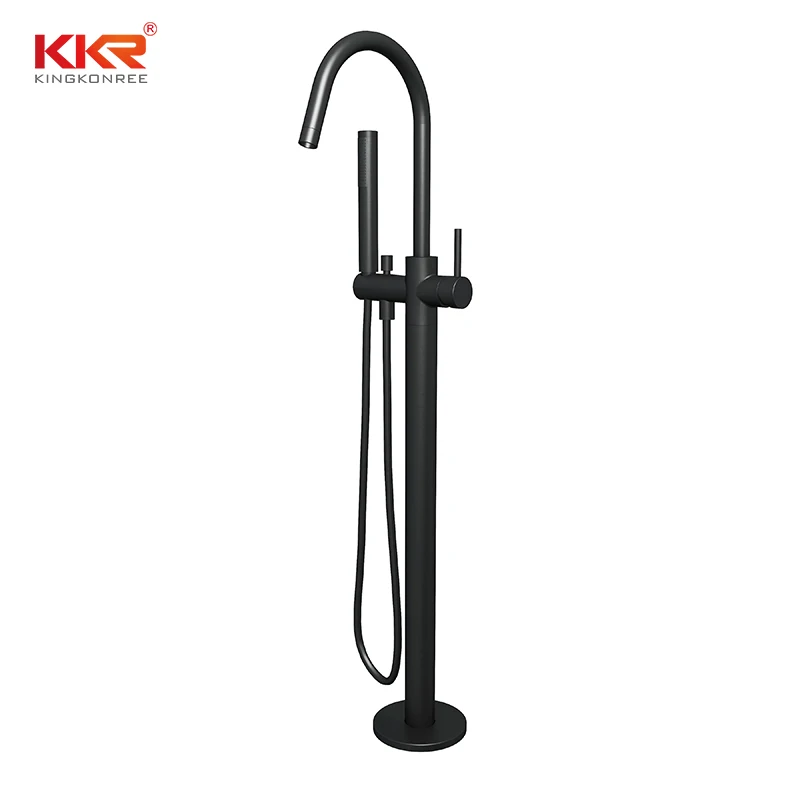 
Brass Freestanding Faucet 35MM Ceramic Cartridge Bathroom Bath Tub Faucet Shower 