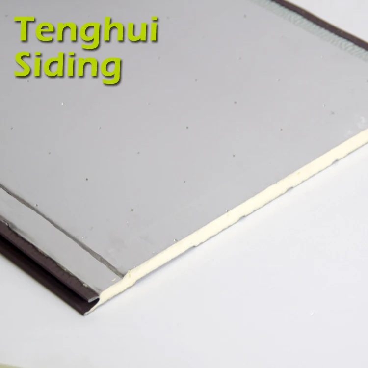 Tenghui Siding Insulated Metal Panels Prehab House Metal Wall Panels Metal Exterior Wall Panels