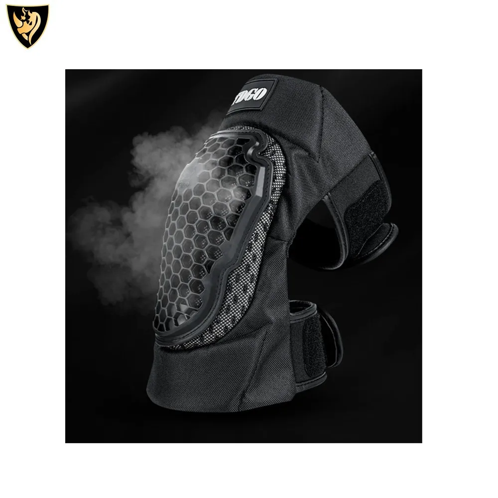 Summer Honeycomb Shell Design Off - Road Motorcycle Rider Protective Gear Anti - Fall Motorcycle Knee Pads Protection Hard Shell