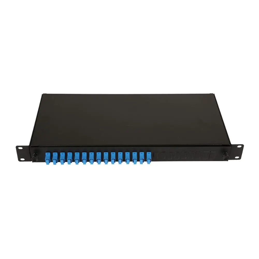 FTTH 12-24 core SC/FC/ST/LC ODF Rack Mount Splicing Termination Box Fiber Optic Patch Panel