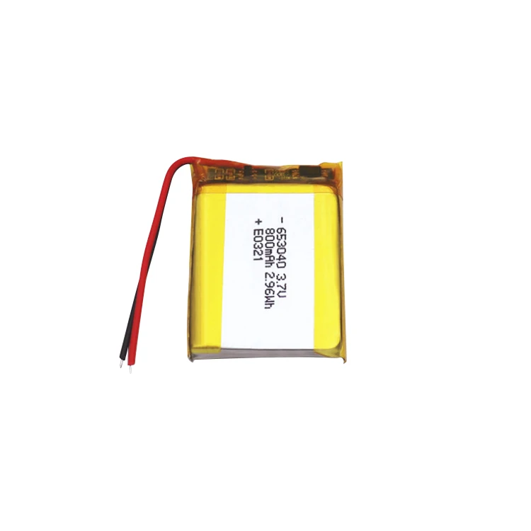 Custom 11.1V 7.4V 3.7V Rechargeable Li-Polymer Battery Wholesale 6.5mm Lipo Battery 800 Mah