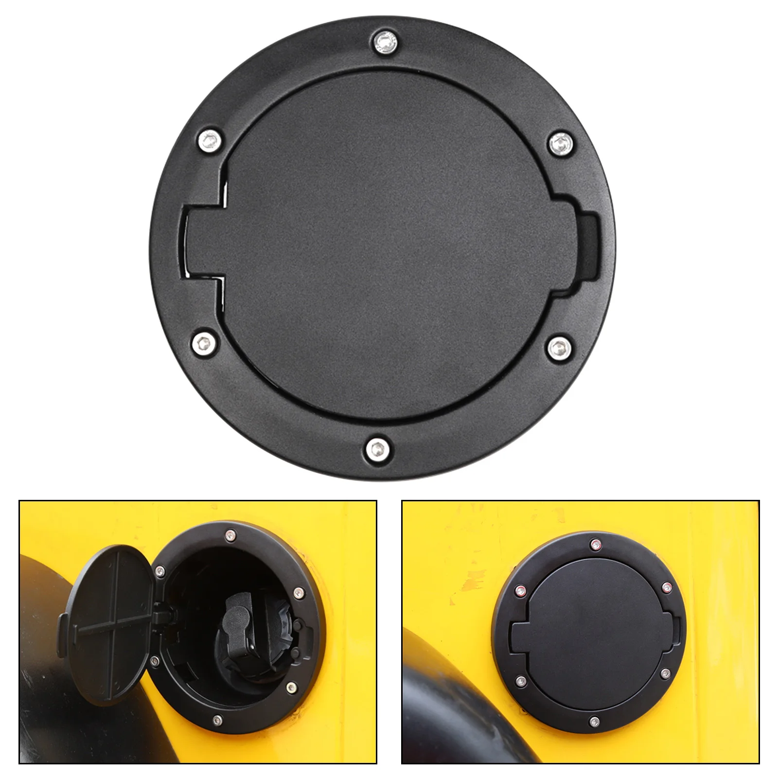 Черная запорная крышка топливного бака Areyourshop для Wrangler TJ 1997 98 99 00 01 02 03 04 05