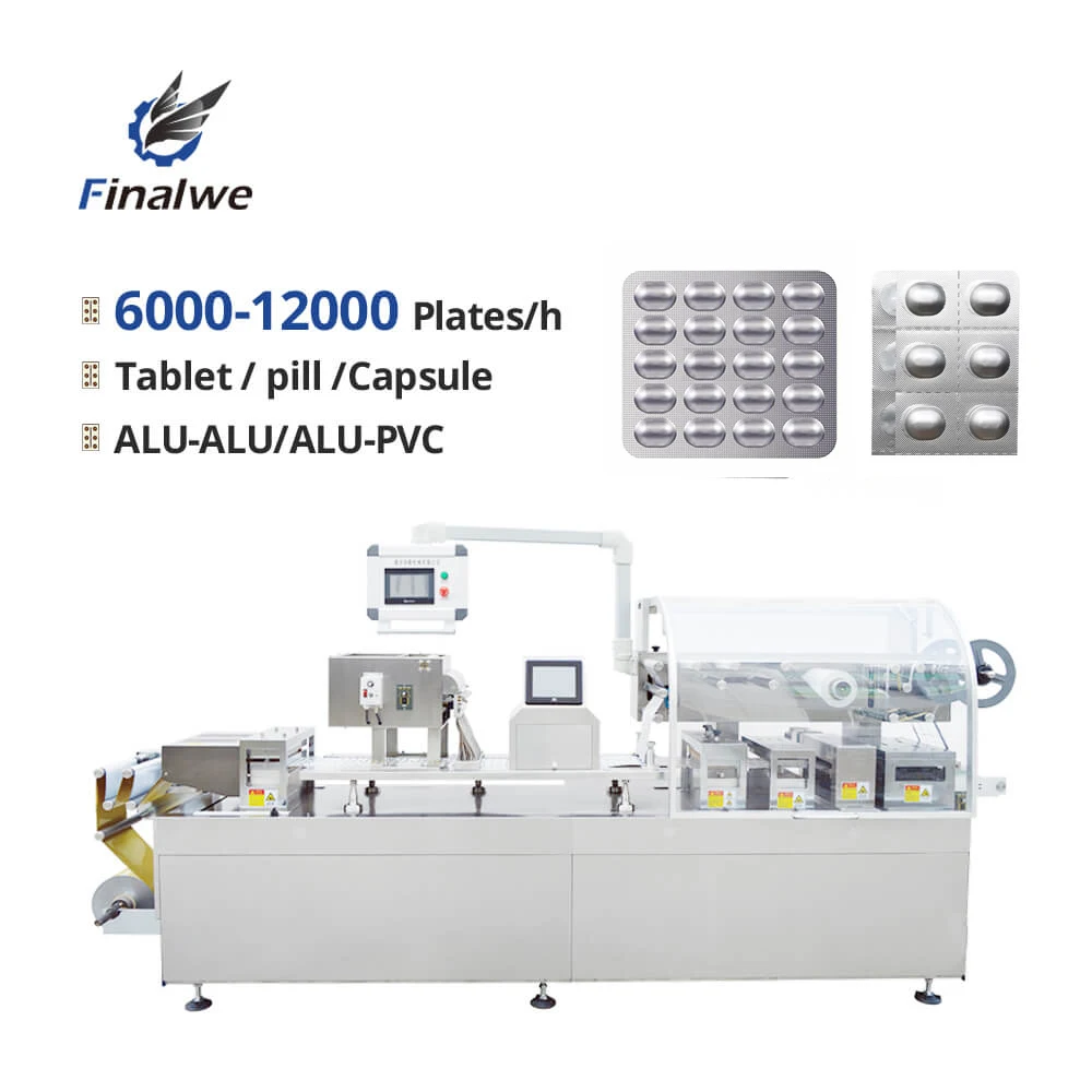 Finalwe Compact Full Automatic Solution Aluminum Blister Packing Machine