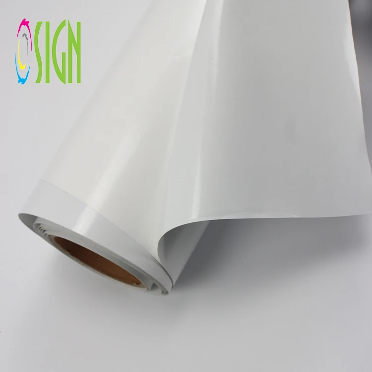 PVC Vinyl/Printable Vinyl/High Quality Glossy/Matte White PVC Self Adhesive Vinyl Film