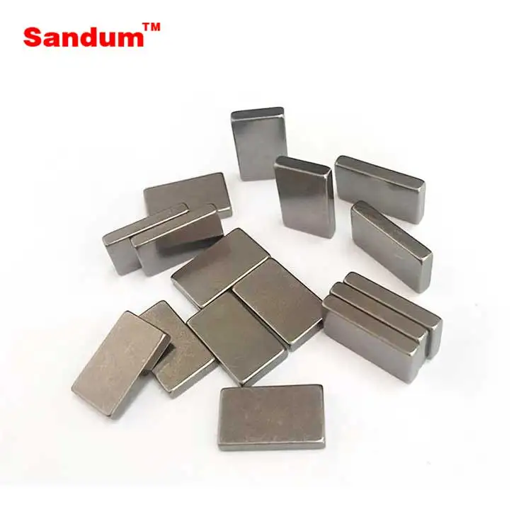 Square Nickel Plated NDFEB Sintered Magnet for Sensor