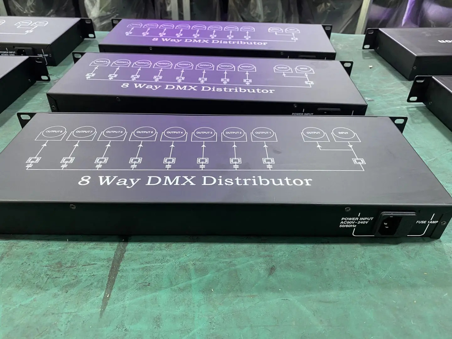 8 способ оптической изоляцией dmx усилитель распределитель распределения ST-8 для сценового