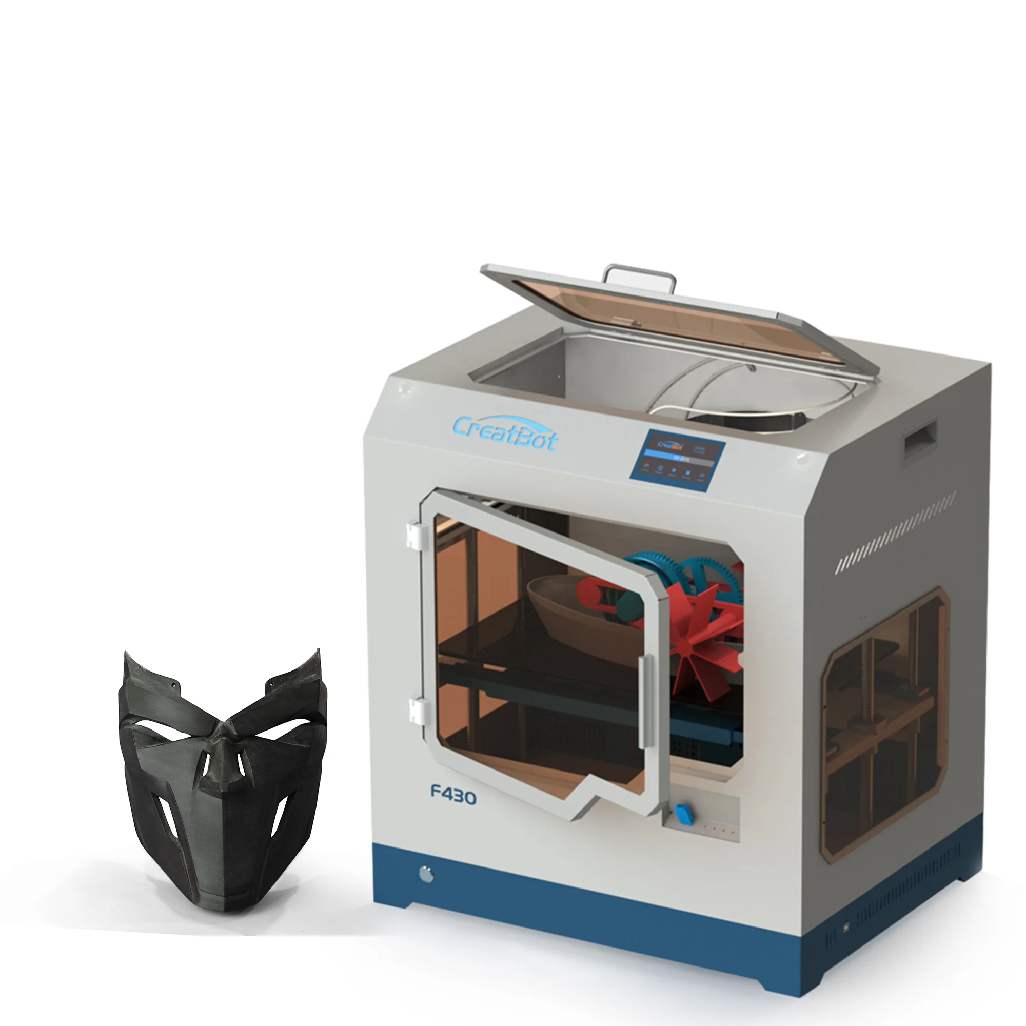 CreatBot F430  FDM 3D printer  machine Large Build Size big 3d Printer with carbon fibor ABS PEEK