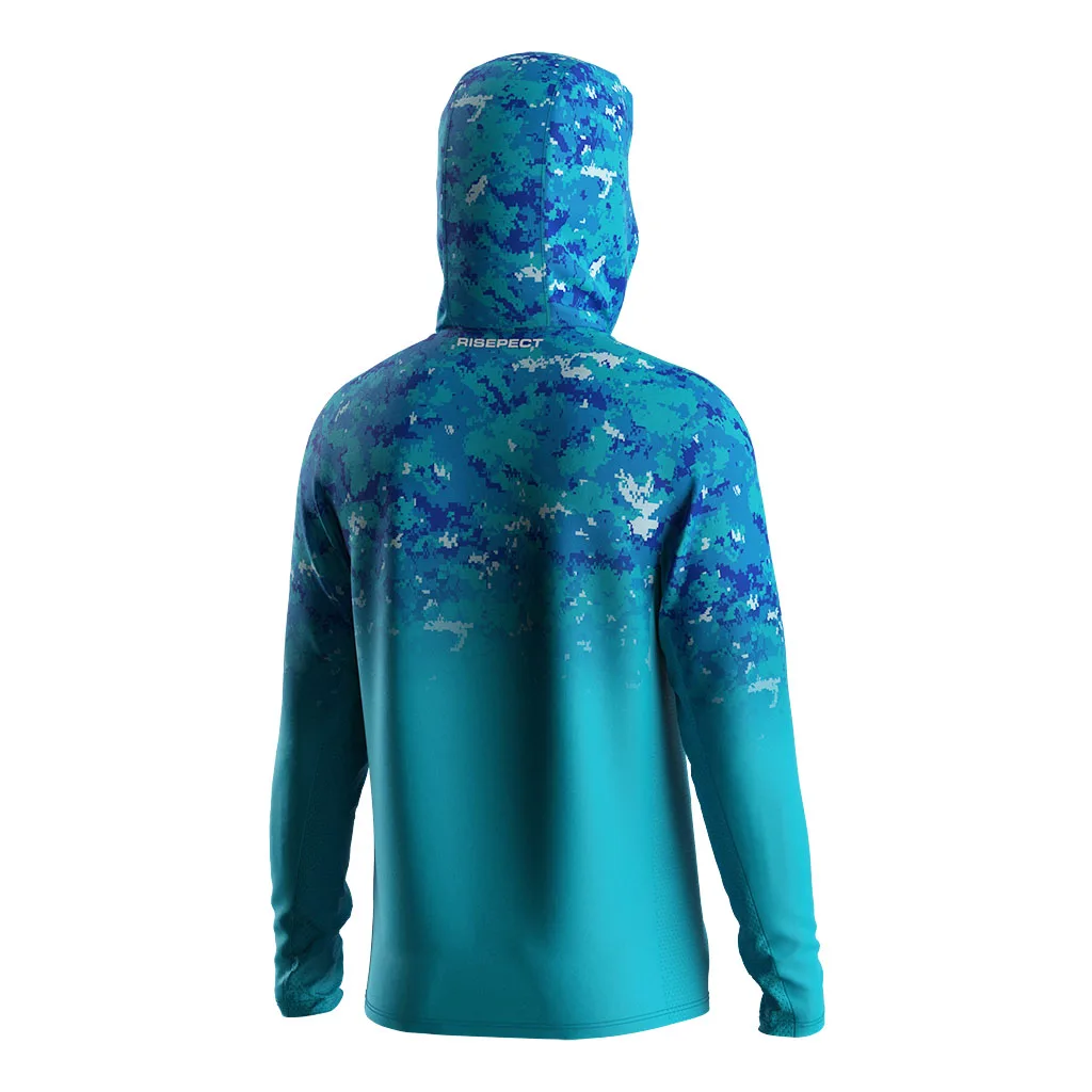 Wholesale Eco-Friendly Sun Protection Fast-Dry Colombia Facemask Fishing Hoodies Fishing Shirts