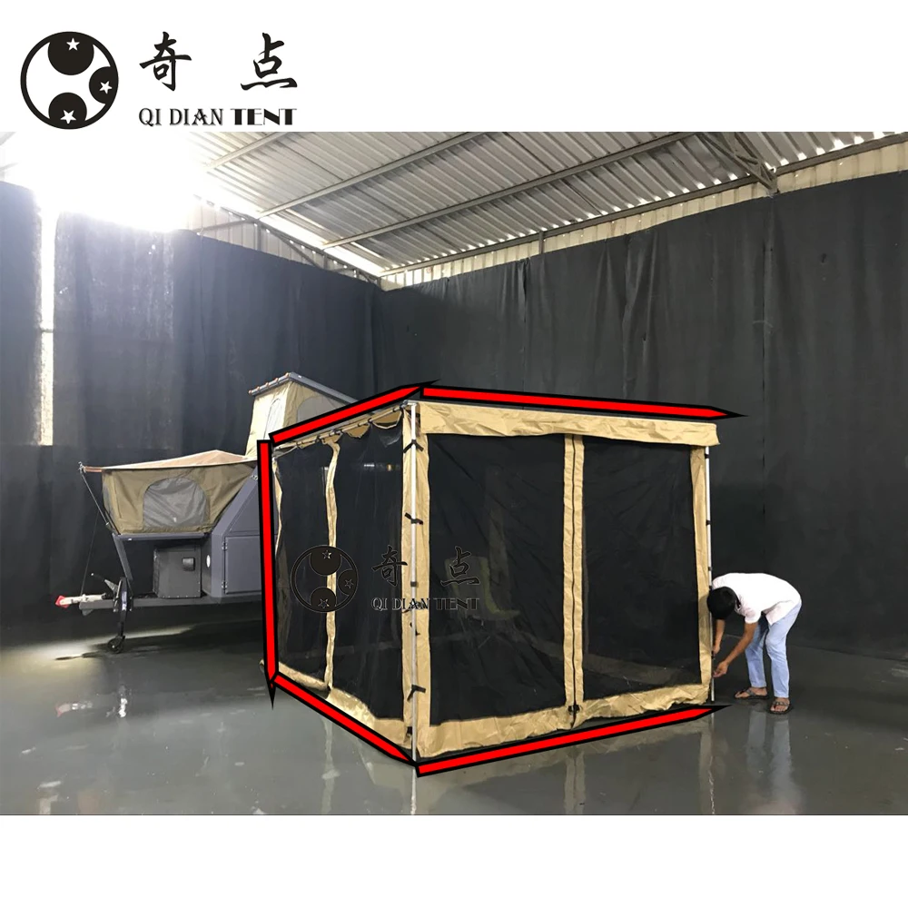 China Manufacturer Auto Car Camping Tent for Car Waterproof RV Awning Tents On Sale