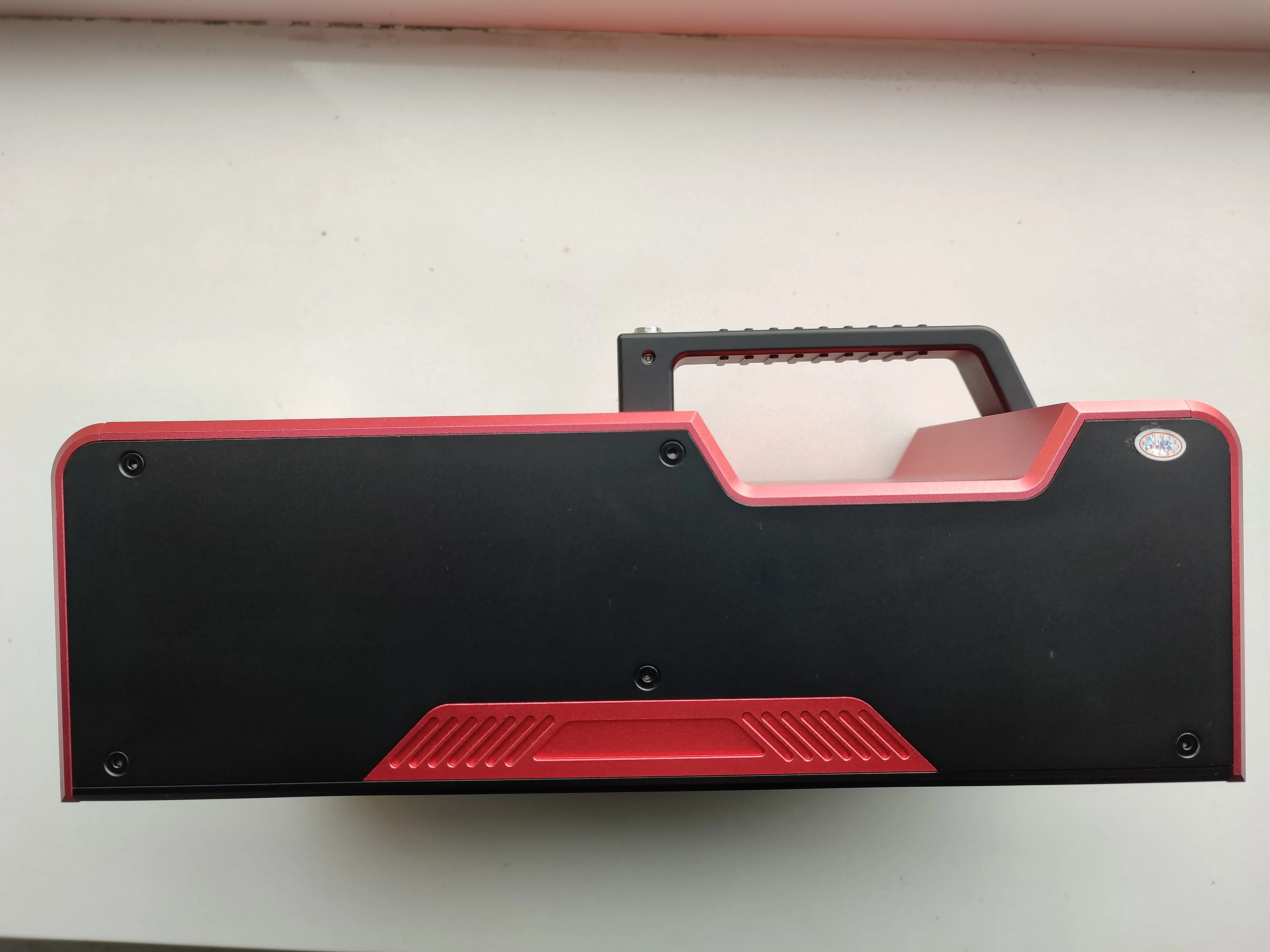 Retroreflectometer for road markings lines in rain at night