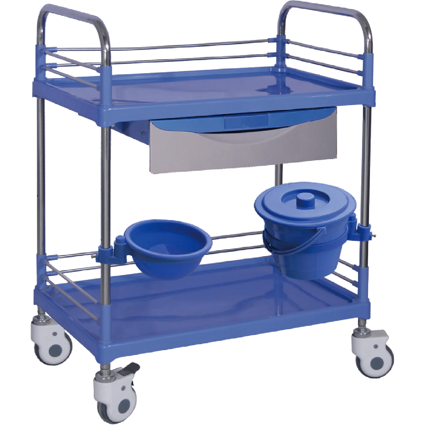 Hospital Steel Plastic Multi-Function Good Quality Medical Furniture Cart Medical trolley